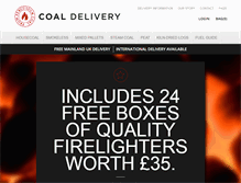 Tablet Screenshot of coaldelivery.co.uk